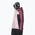 Women's ski jacket Columbia Snowy Summit Ins mineral pink/black/antique mauve x dye 5