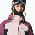 Women's ski jacket Columbia Snowy Summit Ins mineral pink/black/antique mauve x dye 6