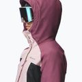 Women's ski jacket Columbia Snowy Summit Ins mineral pink/black/antique mauve x dye 7