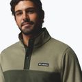 Men's fleece sweatshirt Columbia Steens Mountain Half Snap II stone green/greenscape 5