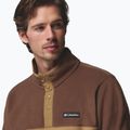 Men's fleece sweatshirt Columbia Steens Mountain Half Snap II tobacco/delta 5
