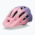 Children's bike helmet Giro Fixture II matte light pink/purple fade
