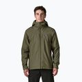 Men's rain jacket Patagonia Insulated Boulder Fork Rain basin green