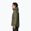 Men's rain jacket Patagonia Insulated Boulder Fork Rain basin green 3