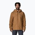 Men's rain jacket Patagonia Insulated Boulder Fork Rain deer brown