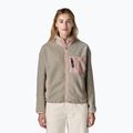 Women's fleece sweatshirt Patagonia Synchilla oatmeal heather w/pink frost