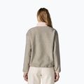 Women's fleece sweatshirt Patagonia Synchilla oatmeal heather w/pink frost 2