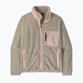 Women's fleece sweatshirt Patagonia Synchilla oatmeal heather w/pink frost 5