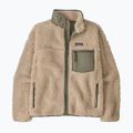 Women's wind jacket Patagonia Classic Retro-X dark natural w/river rock green 4