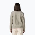 Women's fleece sweatshirt Patagonia Lightweight Synchilla Snap-T Pullover oatmeal heather w/moonrise taupe 2