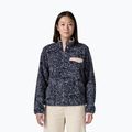 Women's fleece sweatshirt Patagonia Lightweight Synchilla Snap-T Pullover smudge: smolder blue