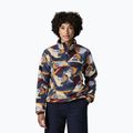 Women's fleece sweatshirt Patagonia Lightweight Synchilla Snap-T Pullover smudge: smolder blue