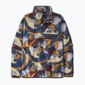 Women's fleece sweatshirt Patagonia Lightweight Synchilla Snap-T Pullover smudge: smolder blue 4