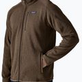 Men's trekking sweatshirt Patagonia Better Sweater Fleece marlow brown rib knit 4