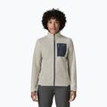 Women's fleece sweatshirt Patagonia R1 Air birch white
