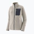 Women's fleece sweatshirt Patagonia R1 Air birch white 4