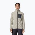 Women's fleece sweatshirt Patagonia R1 Air Full-Zip Hoody birch white