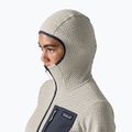 Women's fleece sweatshirt Patagonia R1 Air Full-Zip Hoody birch white 4