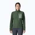 Women's fleece sweatshirt Patagonia R1 Air canopy green