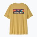 Men's T-shirt Patagonia Capilene Cool Daily Boardshort Logo limestone yellow - light limestone yellow x-dye 2