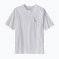 Men's T-shirt Patagonia Boardshort Logo Pocket Responsibili fiber white