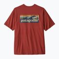 Men's T-shirt Patagonia Boardshort Logo Pocket Responsibili rusty red 2