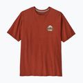 Men's T-shirt Patagonia Great Waves Responsibili-Tee rusty red