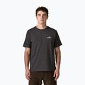 Men's T-shirt Patagonia Fitz Roy Foothills ink black