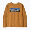 Women's longsleeve Patagonia P-6 Logo Responsibili-Tee LS dried mango 2