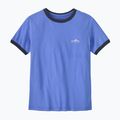 Women's T-shirt Patagonia Fitz Roy Foothills Ringer Tee diver blue