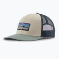 Baseball cap Patagonia P-6 Logo Trucker Hat pumice