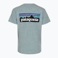 Women's T-shirt Patagonia P-6 Logo Responsibili-Tee blue sage 2