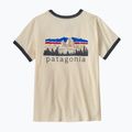 Women's T-shirt Patagonia Fitz Roy Foothills Ringer Tee undyed natural 2