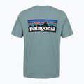 Men's T-shirt Patagonia P-6 Logo blue sage 2