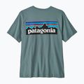 Men's T-shirt Patagonia P-6 Logo blue sage 2