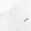 Women's T-shirt Patagonia P-6 Logo Responsibili-Tee fiber white 3