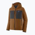 Men's trekking sweatshirt Patagonia R2 TechFace Hoody deer brown 2