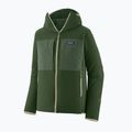 Men's trekking sweatshirt Patagonia R2 TechFace Hoody treeline green