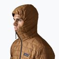 Men's insulated jacket Patagonia Nano Puff Hoody deer brown 4