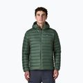 Men's down jacket Patagonia Down Sweater Hoody treeline green