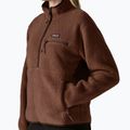 Women's fleece sweatshirt Patagonia Retro Pile Marsupial berm brown 4