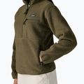 Women's fleece sweatshirt Patagonia Retro Pile Marsupial basin green 5