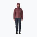 Women's down jacket Patagonia Down Sweater Hoody dark ruby 2