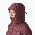 Women's down jacket Patagonia Down Sweater Hoody dark ruby 5