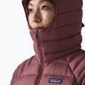 Women's down jacket Patagonia Down Sweater Hoody dark ruby 6