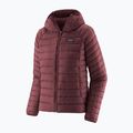 Women's down jacket Patagonia Down Sweater Hoody dark ruby 11