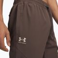 Men's trousers Under Armour Vibe Woven Jogger peppercorn/highland buff 4