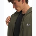 Men's sweatshirt Under Armour Rival Fleece Full Zip marine od green/white 3