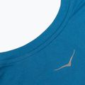 Women's running shirt HOKA EveryRun Short Sleeve night glow blue 4
