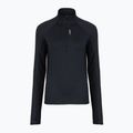Women's running sweatshirt HOKA Skyform Half Zip black heather